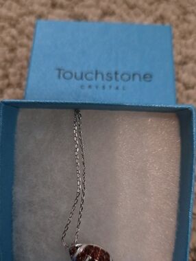 Touchstone Crystal Football Necklace